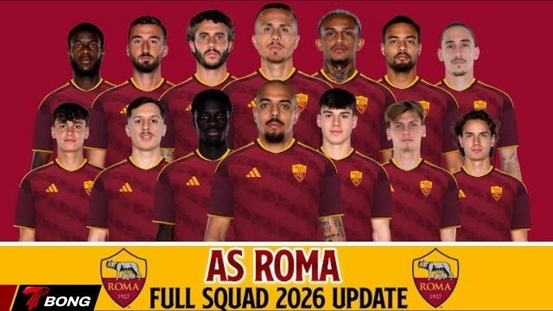 Đội hình của Roma mùa giải hiện tại 2026